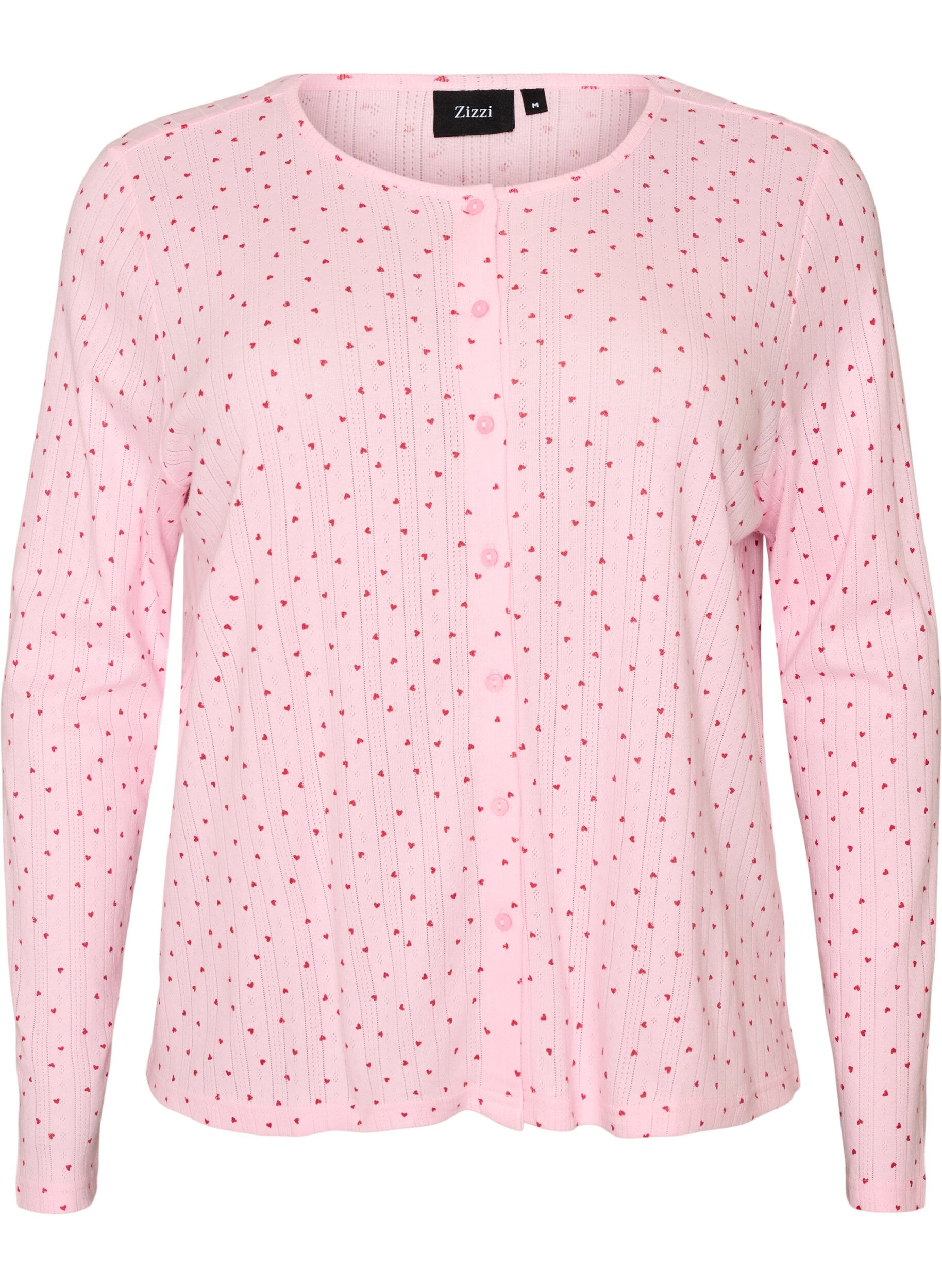 Cardigan en coton biologique avec broderie ajour&eacute;e