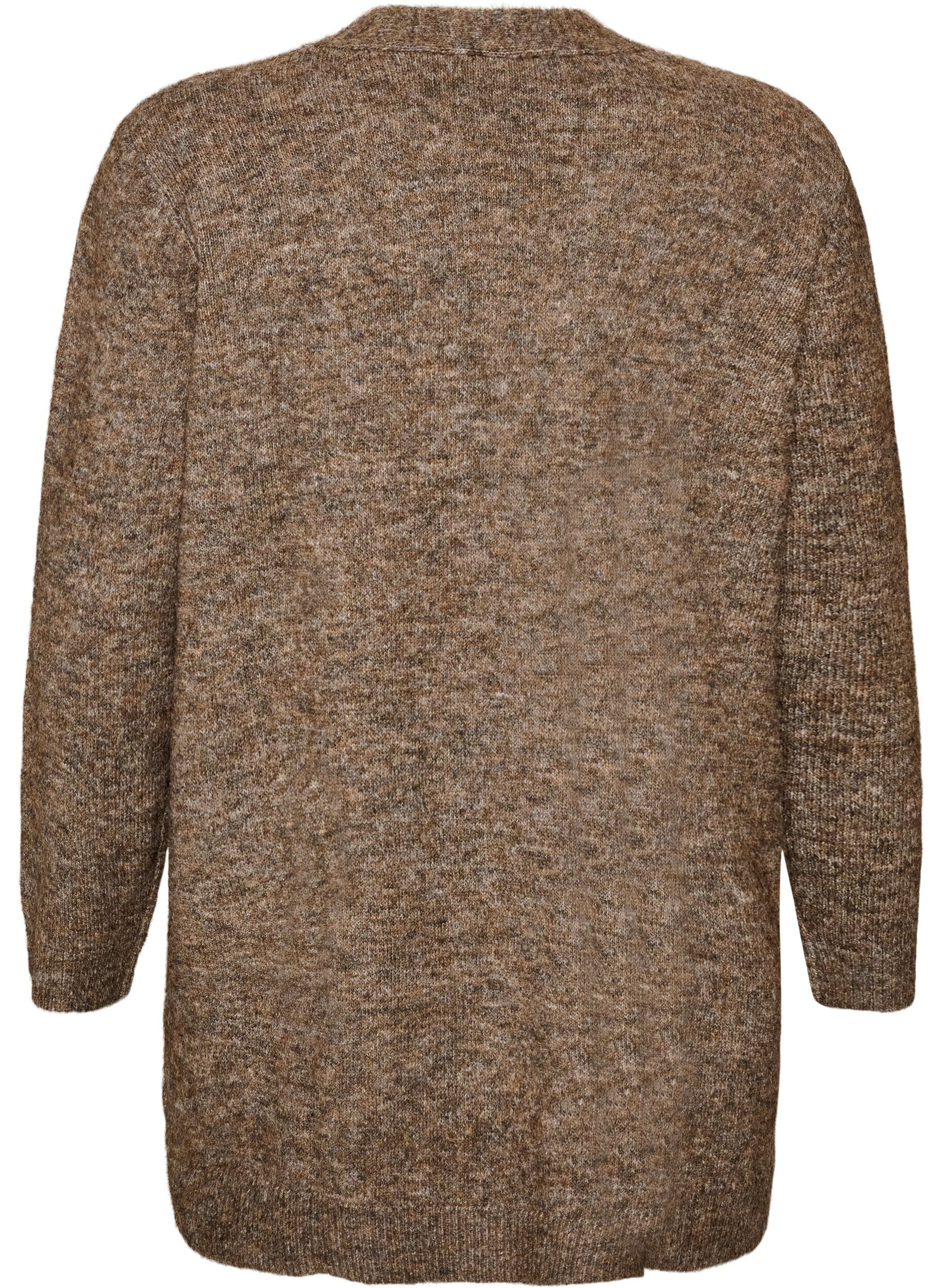 ZizziCardigan long avec poches, Marron, Packshot image number 1
