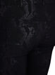Pantalon slim à imprimé serpent, Noir, Packshot image number 3