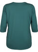 Haut de sport avec manches 3/4, Vert fonc&eacute;, Packshot image number 1