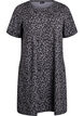 Robe T-shirt courte en jersey de coton, Gris, Packshot image number 0