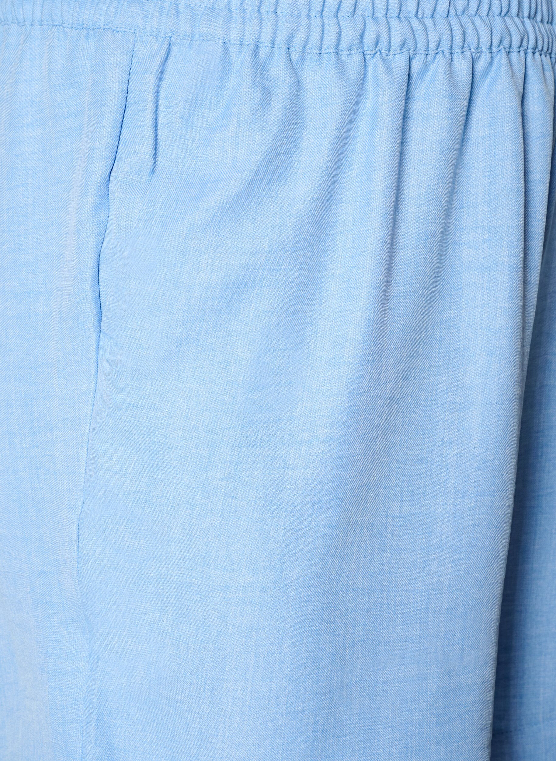 ZizziShort avec poches et taille haute, Bleu Clair, Packshot image number 2