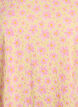 Robe courte avec texture froiss&eacute;e et manches courtes, Jaune, Packshot image number 2