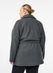 Manteau court avec une ceinture, Gris, Model image number 2