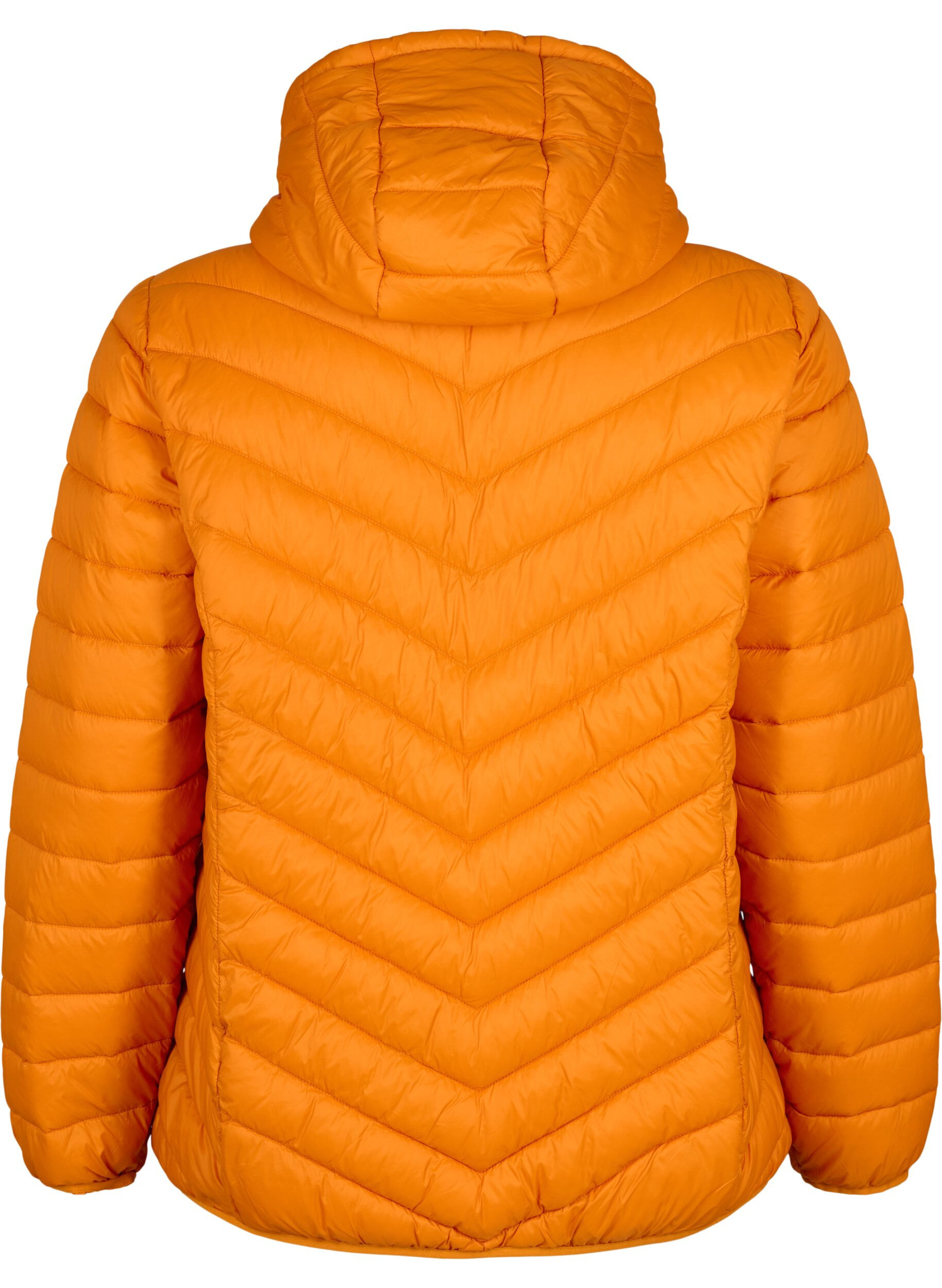 Zizzi Veste l&eacute;g&egrave;re &agrave; capuche, Orange fonc&eacute;, Packshot image number 1