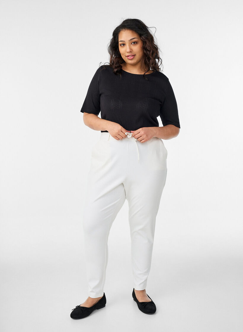 Pantalon Maddison, Blanc, Model image number 0