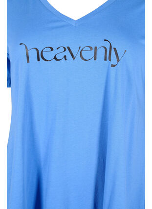 T-shirt en coton à manches courtes, Ultramarine HEAVENLY, Packshot image number 2