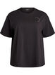 T-shirt sportif en coton bio, Noir, Packshot image number 0