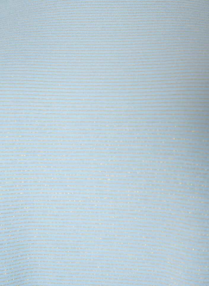 T-shirt en viscose &agrave; rayures paillet&eacute;es, Bleu Clair, Packshot image number 2