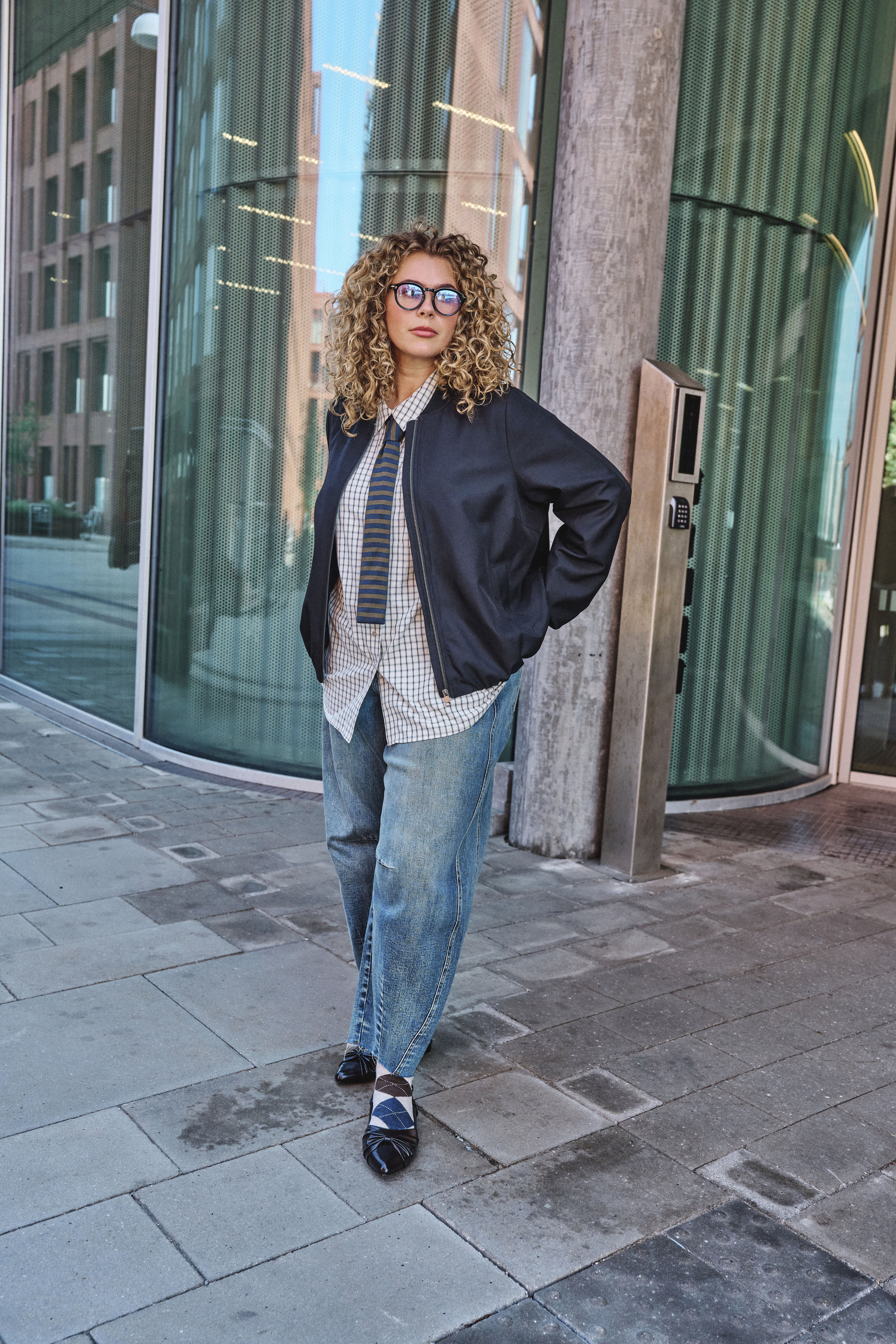 ZizziStyle d&eacute;contract&eacute; bleu de tous les jours, , Model