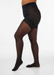 Collant push-up 50 deniers avec motif c&oelig;urs, Noir, Model image number 0