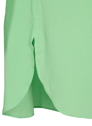 Chemise longue en viscose avec manches 2/4, Summer Green, Packshot image number 3
