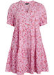 Robe courte coupe &eacute;vas&eacute;e, Violet, Packshot image number 0