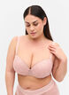 Soutien-gorge en dentelle avec armature, Pale Mauve, Model image number 0