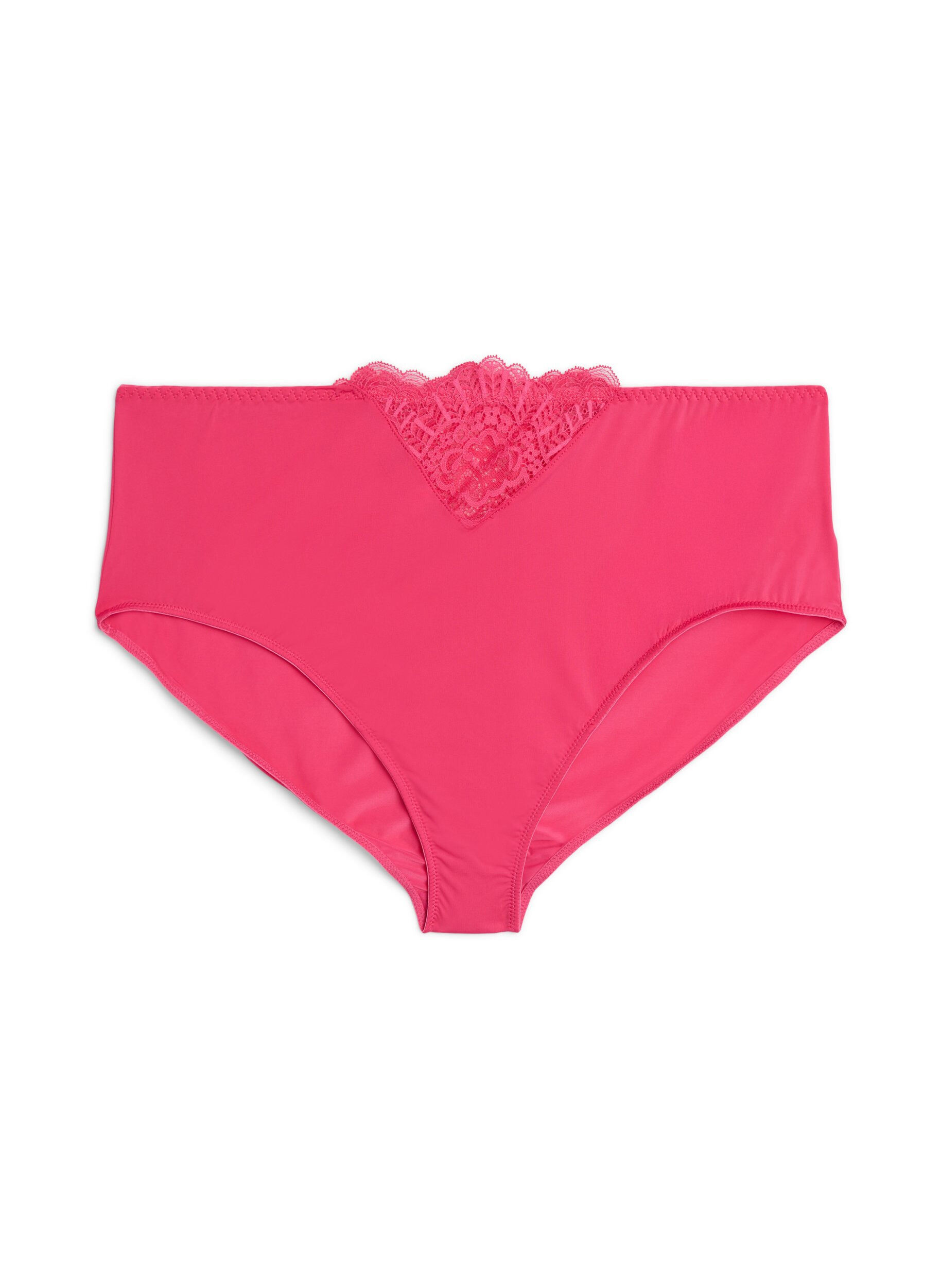Culotte brief en microfibre avec dentelle