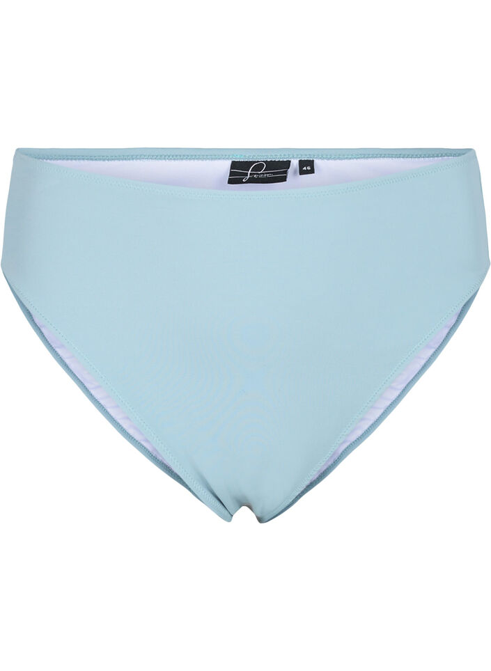 Culotte de bikini taï taille haute, Bleu, Packshot image number 0