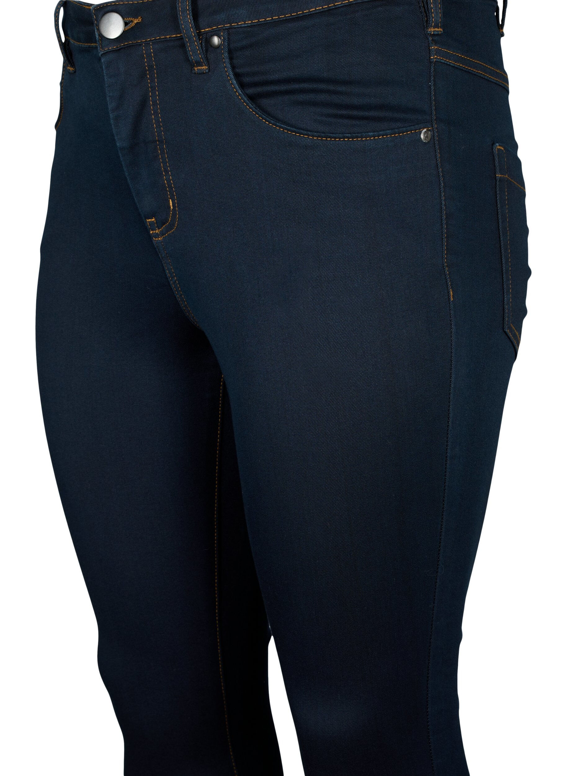 ZizziJean Amy super slim &agrave; taille haute, Tobacco Un, Packshot image number 2