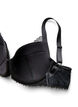 Soutien-gorge rembourr&eacute; avec dentelle, Noir, Packshot image number 3