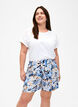 Short ample en viscose, Blue Graphic AOP, Model image number 0