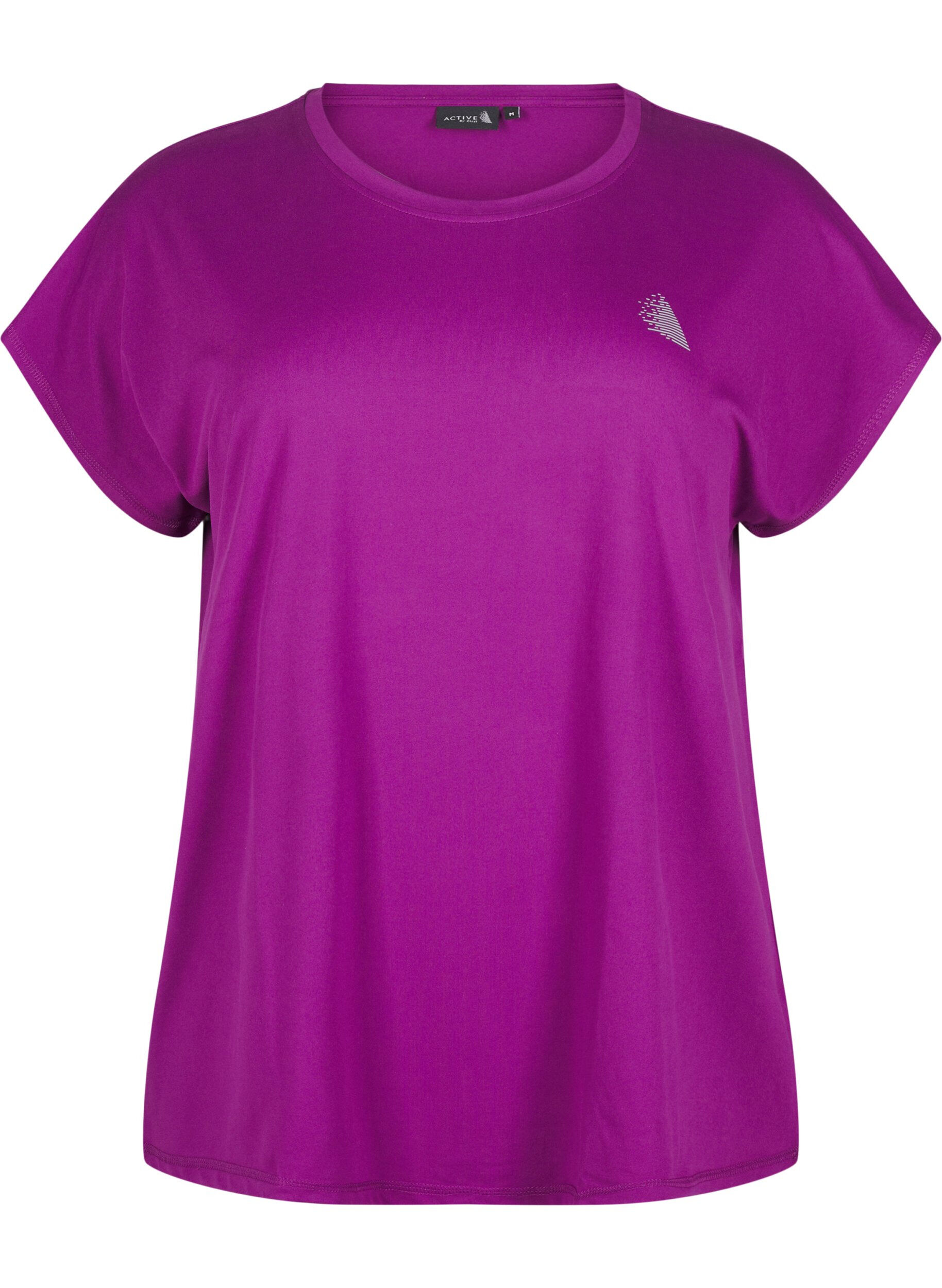 Zizzi T-shirt basique, Violet, Packshot image number 0