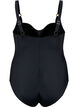Maillot de bain matelass&eacute; avec draperies, Noir, Packshot image number 1