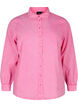 Chemise en jean de couleur unie, Pink Power, Packshot image number 0