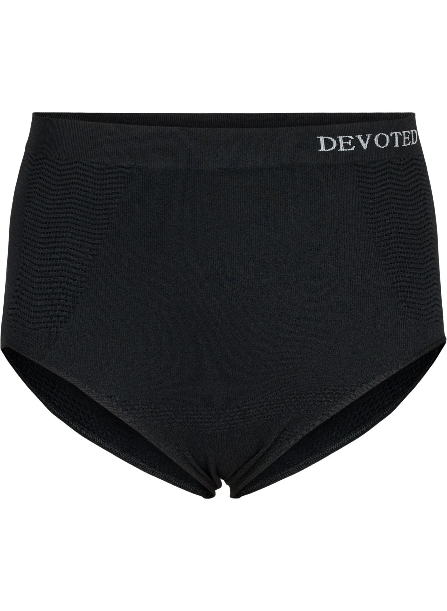 Zizzi Culotte sans couture avec taille haute, Black, Packshot image number 0