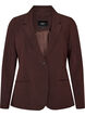 Blazer classique &agrave; fermeture &agrave; un bouton, Marron, Packshot image number 0