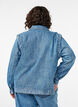 Veste en jean avec manches amovibles, Bleu Clair, Model image number 2