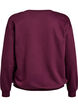 Sweat-shirt avec imprimé texte, Bordeaux, Packshot image number 1