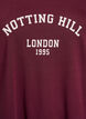T-shirt imprim&eacute;, Bordeaux, Packshot image number 2