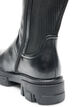 Botte haute avec empi&egrave;cements c&ocirc;tel&eacute;s, Noir, Packshot image number 4
