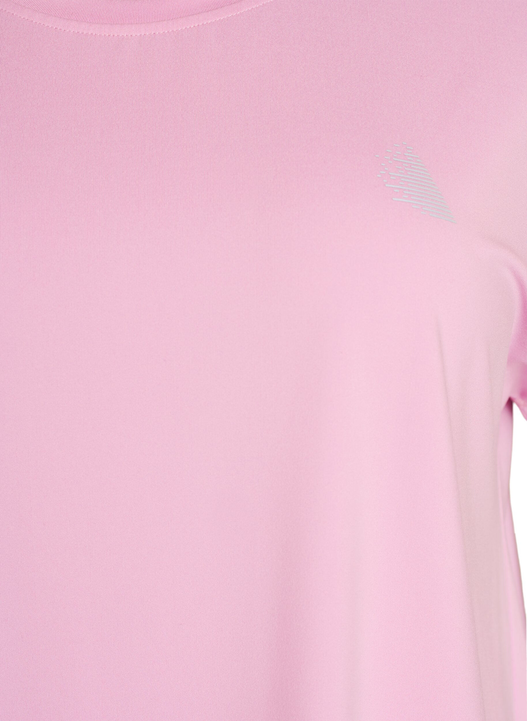 ZizziT-shirt de sport couleur unie, Rose, Packshot image number 2