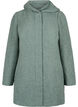 Manteau bouclé en laine, Balsam Green Mel., Packshot image number 0