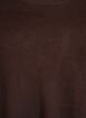 Blouse en maille avec boutons sur le c&ocirc;t&eacute;, Marron, Packshot image number 2