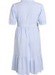 Robe midi &agrave; rayures en coton avec ceinture &agrave; nouer, Blanc, Packshot image number 1