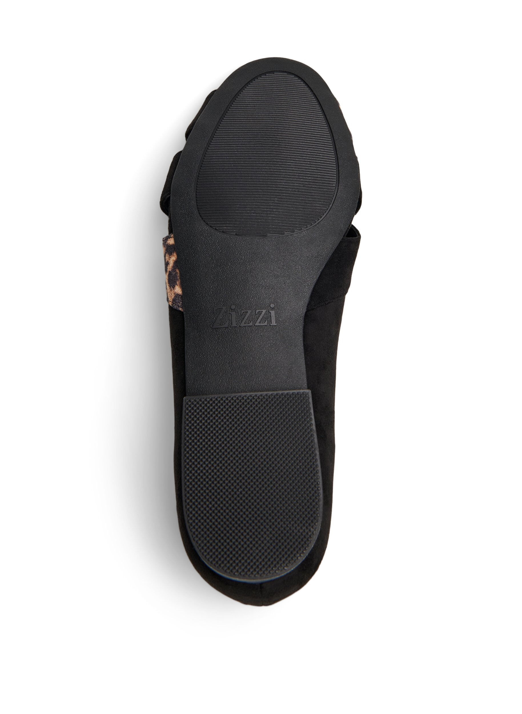 Zizzi Large - Ballerines pointues, Noir, Packshot image number 4