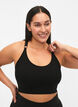 Soutien-gorge de sport sans coutures, Black, Model image number 2