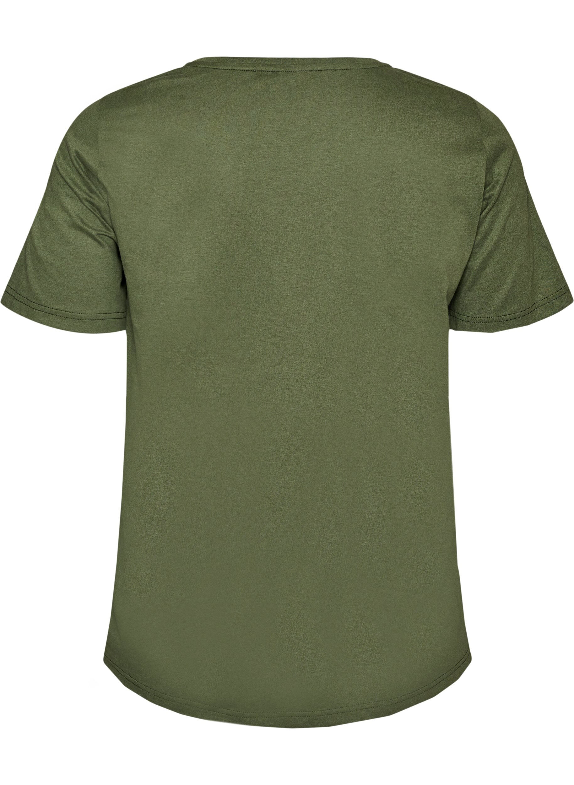 ZizziT-shirt imprim&eacute;, Vert, Packshot image number 1