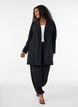 Blazer long avec des poches, Noir, Model image number 1