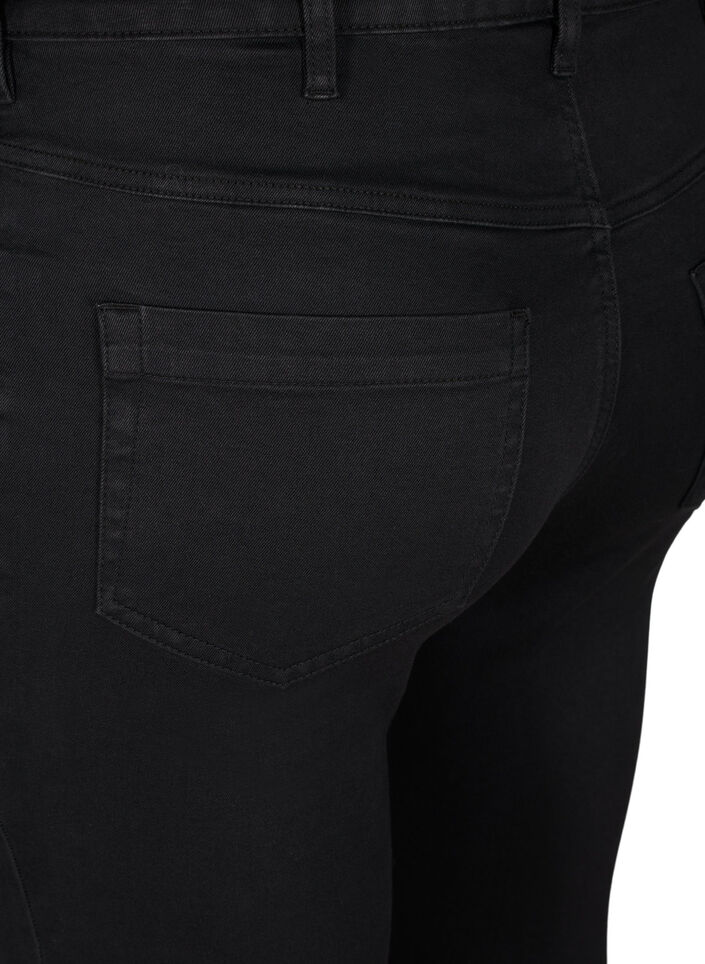 Jean Amy super slim &agrave; taille haute, Black, Packshot image number 3