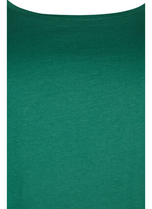 Lot de 2 blouses basiques en coton, Antique Green/Navy, Packshot image number 2