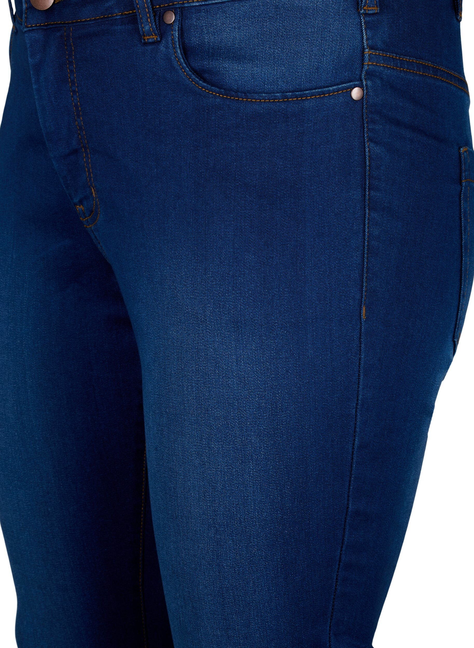 Zizzi Jean taille r&eacute;guli&egrave;re Viona, Bleu, Packshot image number 2