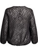 Blouse en mousseline avec un motif textur&eacute;, Noir, Packshot image number 1