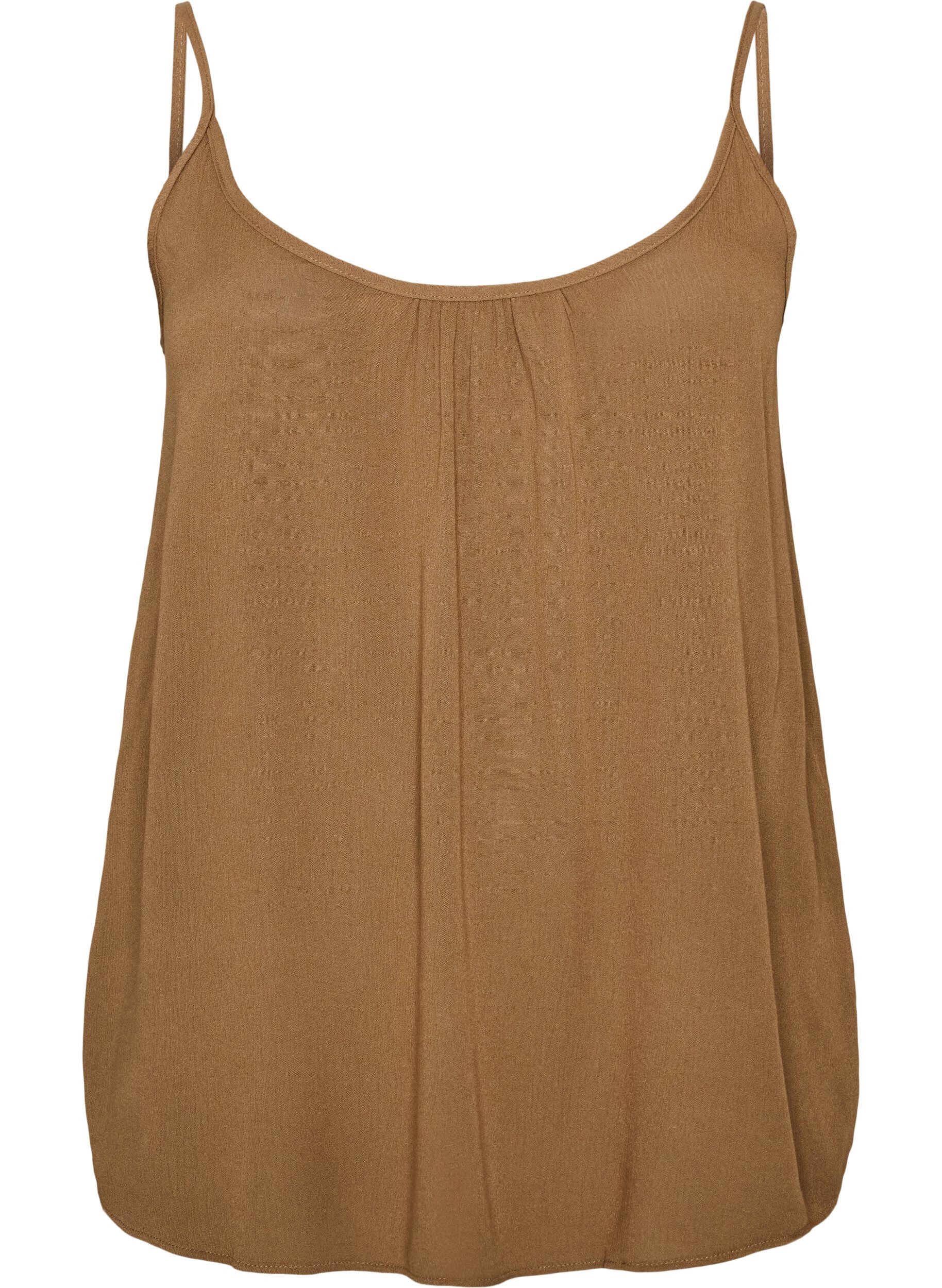 Top &agrave; bretelles en viscose