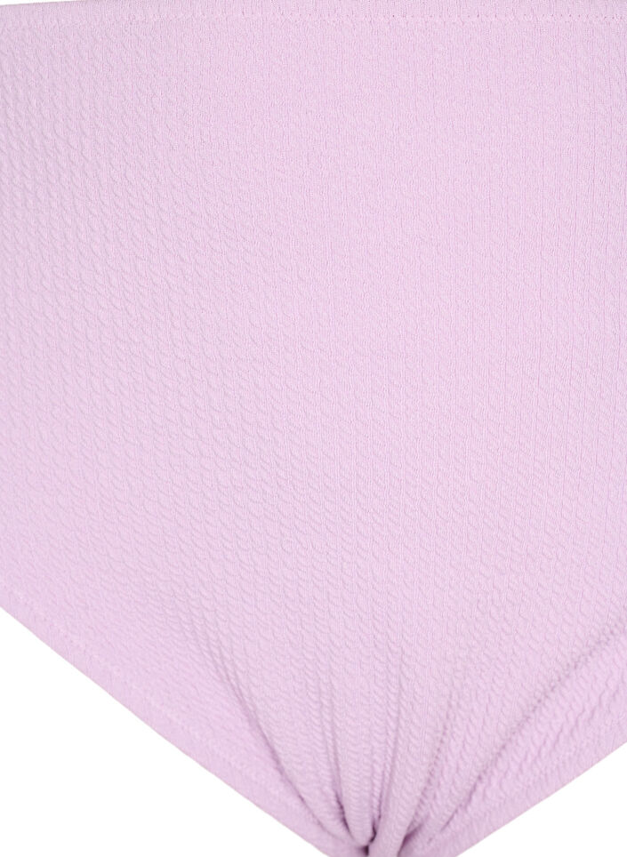 Bas de bikini avec structure en crêpe, Violet, Packshot image number 2