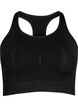 Soutien-gorge top sans coutures, Black, Packshot image number 0