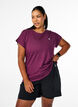 T-shirt de sport uni, Violet, Model image number 0