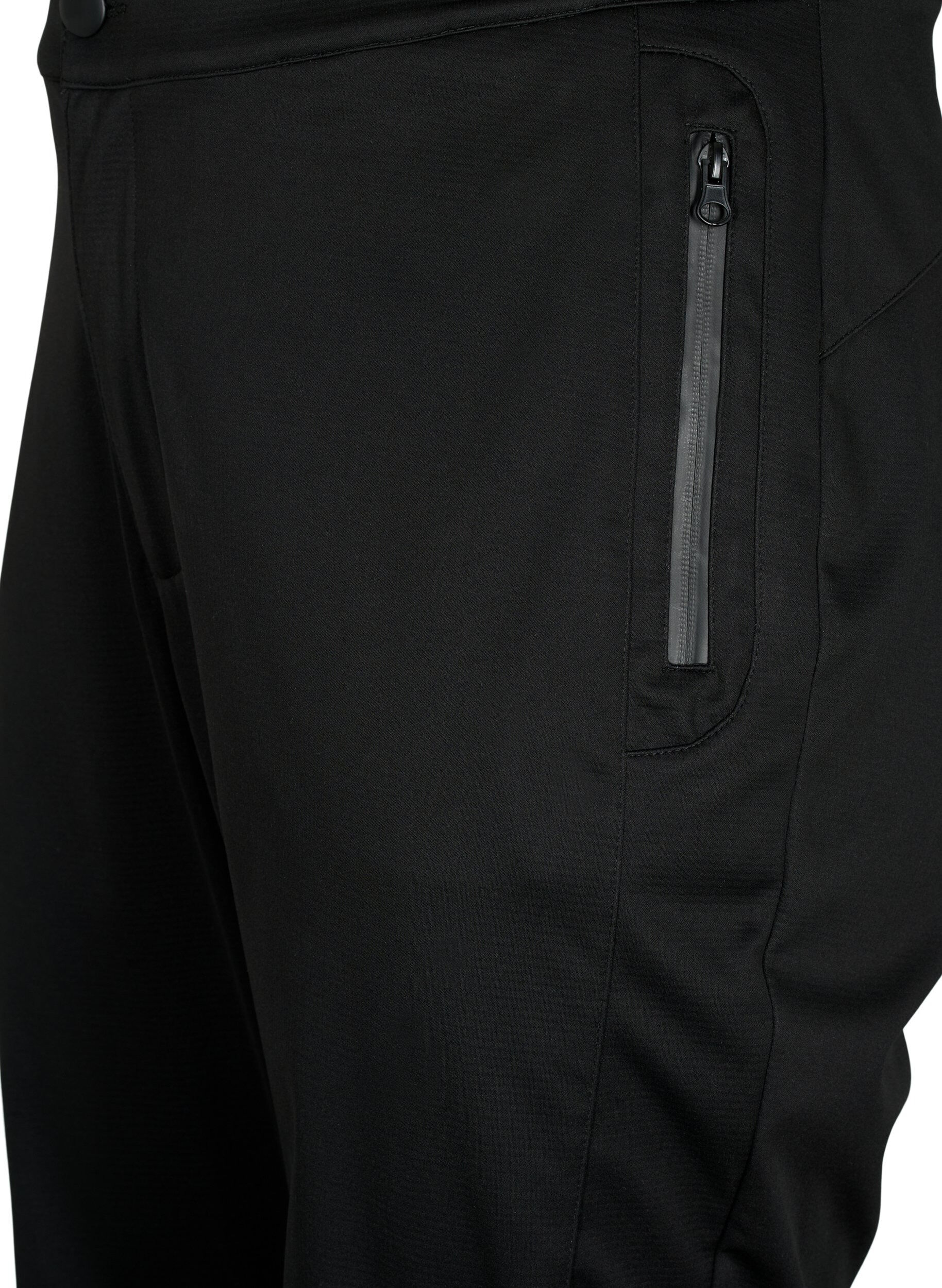 Zizzi Pantalon Softshell, Black, Packshot image number 2