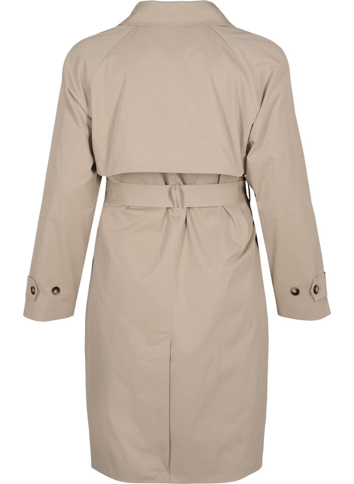 Trench coat long classique avec ceinture, Chinchilla, Packshot image number 1
